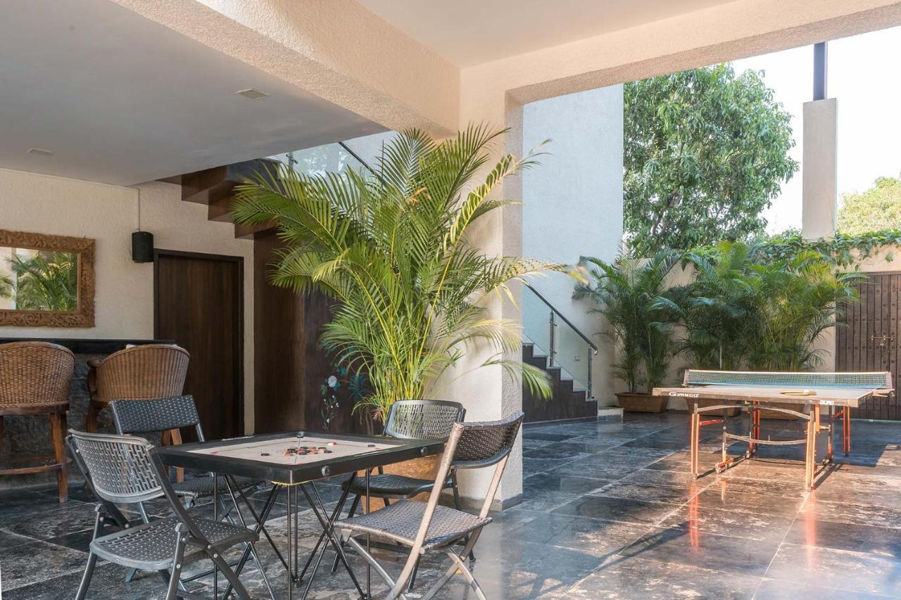 The Leaf By Stayvista - An Enchanting Escape Offering A Pool, Terrace, Lush Lawn, Contemporary Interiors, And Indoor Games Alībāg Esterno foto